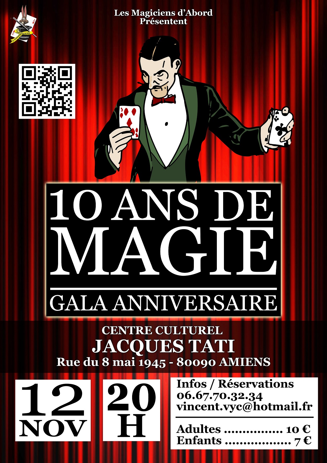 10 ans de magie - Gala anniversaire - Centre Culturel Jacques Tati